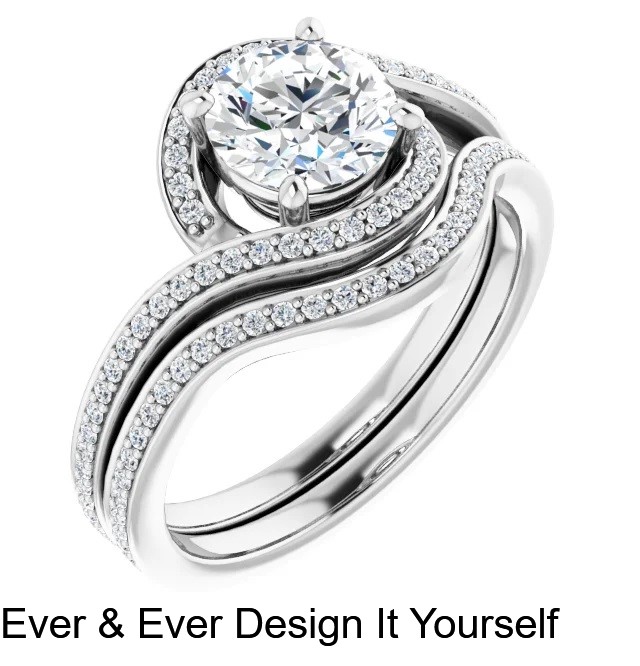 Stuller Engagement Rings 00110001537 14KW Mount Pleasant Ace Of
