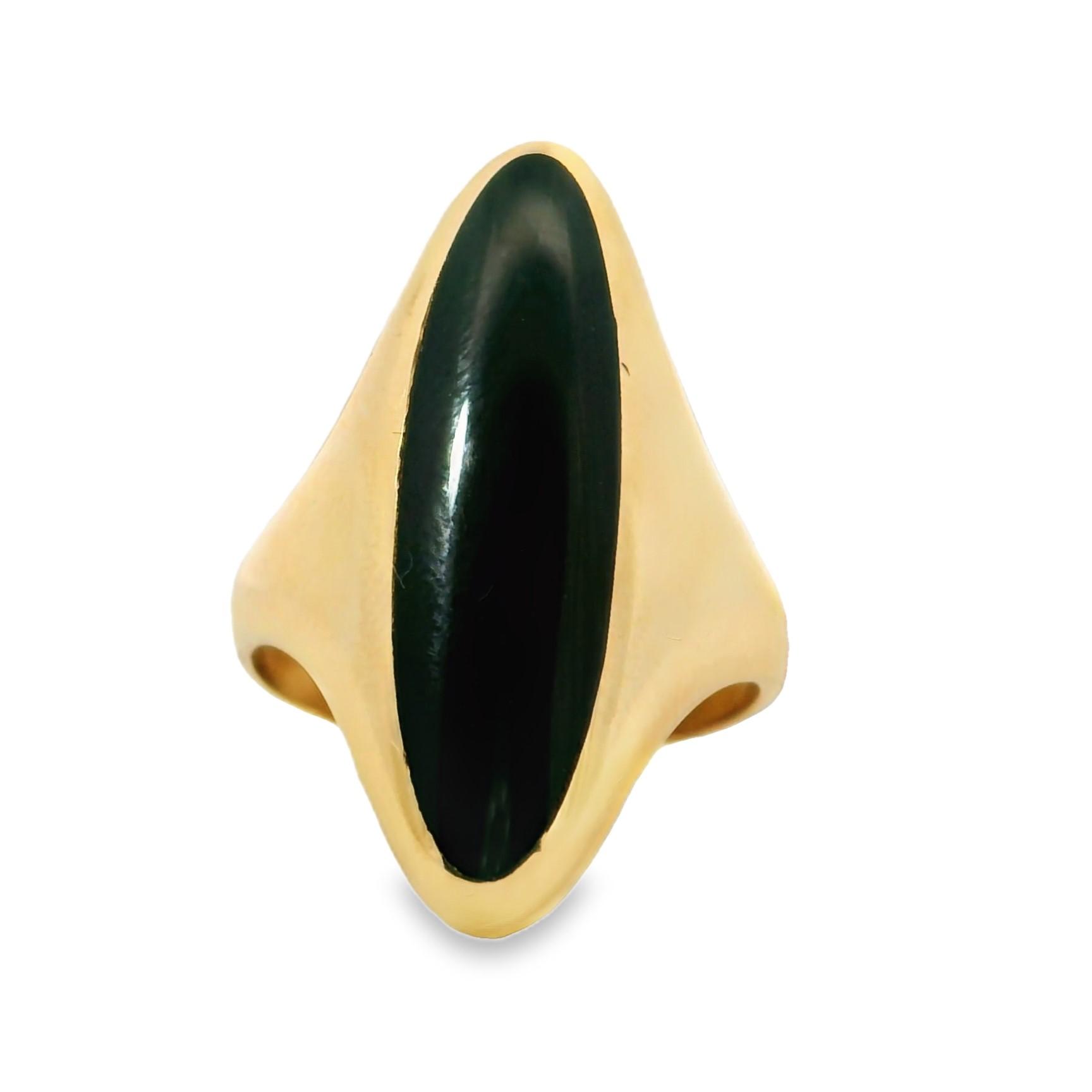 Onyx Ring 001-200-00006 14KY - Colored Stone Rings | Aires 