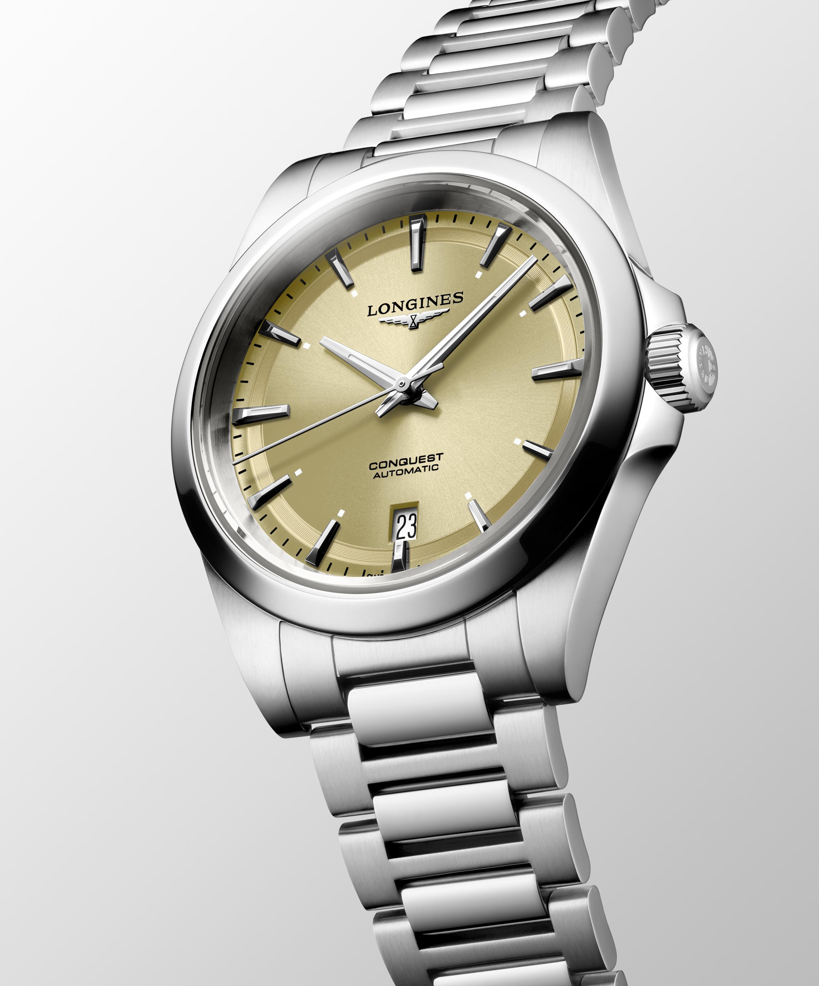 LONGINES Conquest 腕時計 シルバー/ゴールド Longines Conquest 38mm Chanpagne Dial 001-578-00229 | Aires