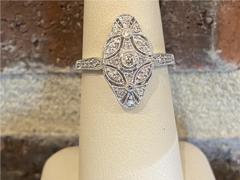 Fashion Ring 00113000202 14KW Allen's Fine Jewelry, Inc. Allen's