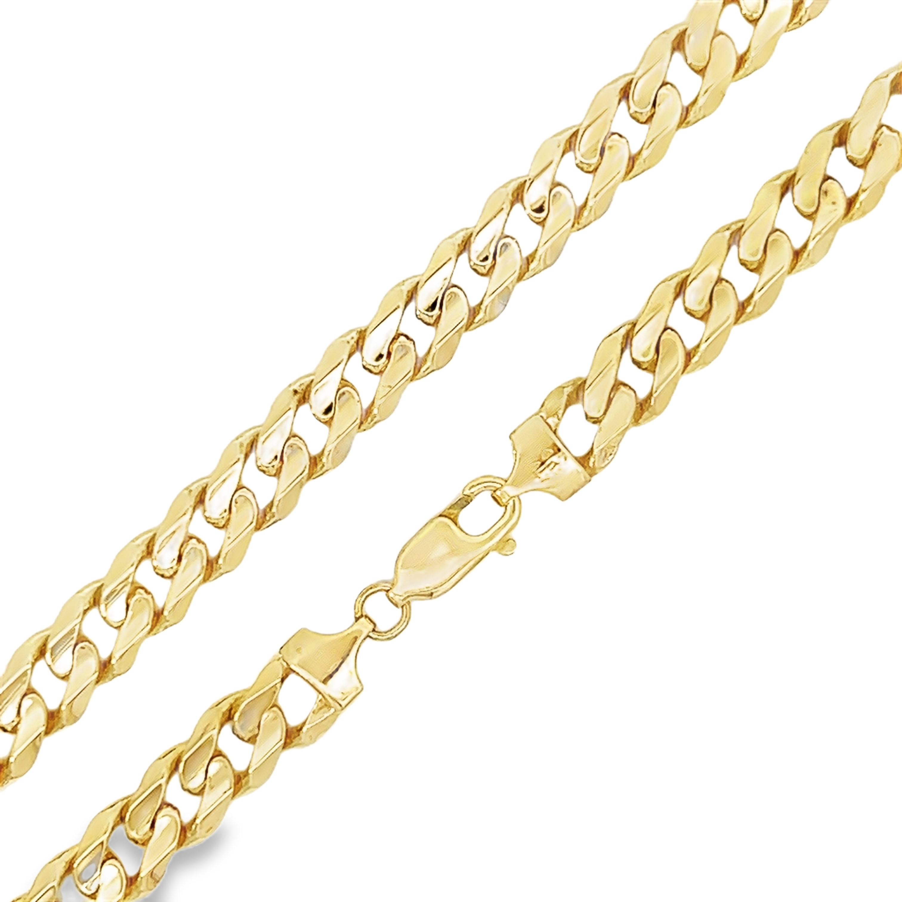 Solid Gold Curb Link Chain | 49.3 Grams | Shop Arezzo Jewelers