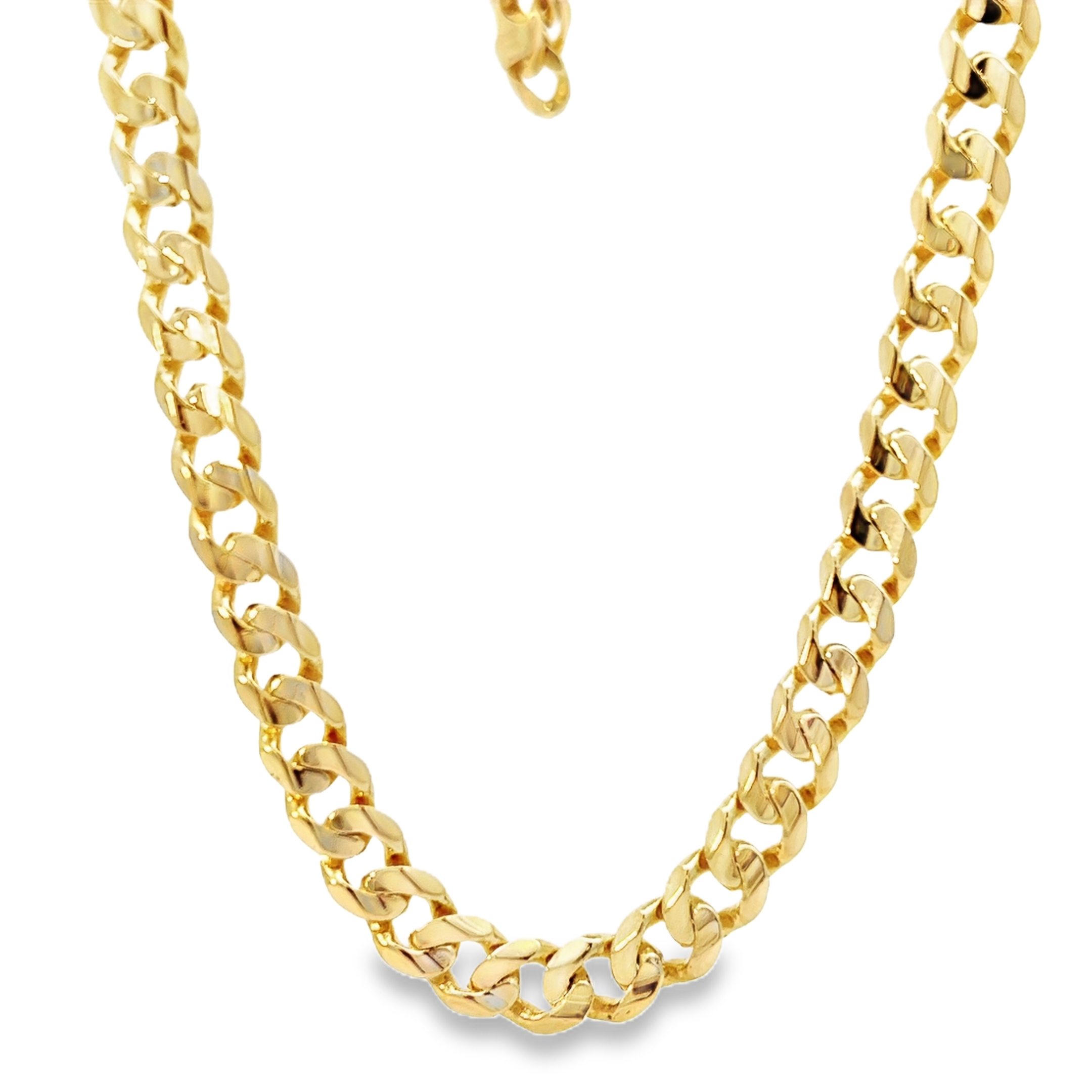 Solid Gold Curb Link Chain | 49.3 Grams | Shop Arezzo Jewelers