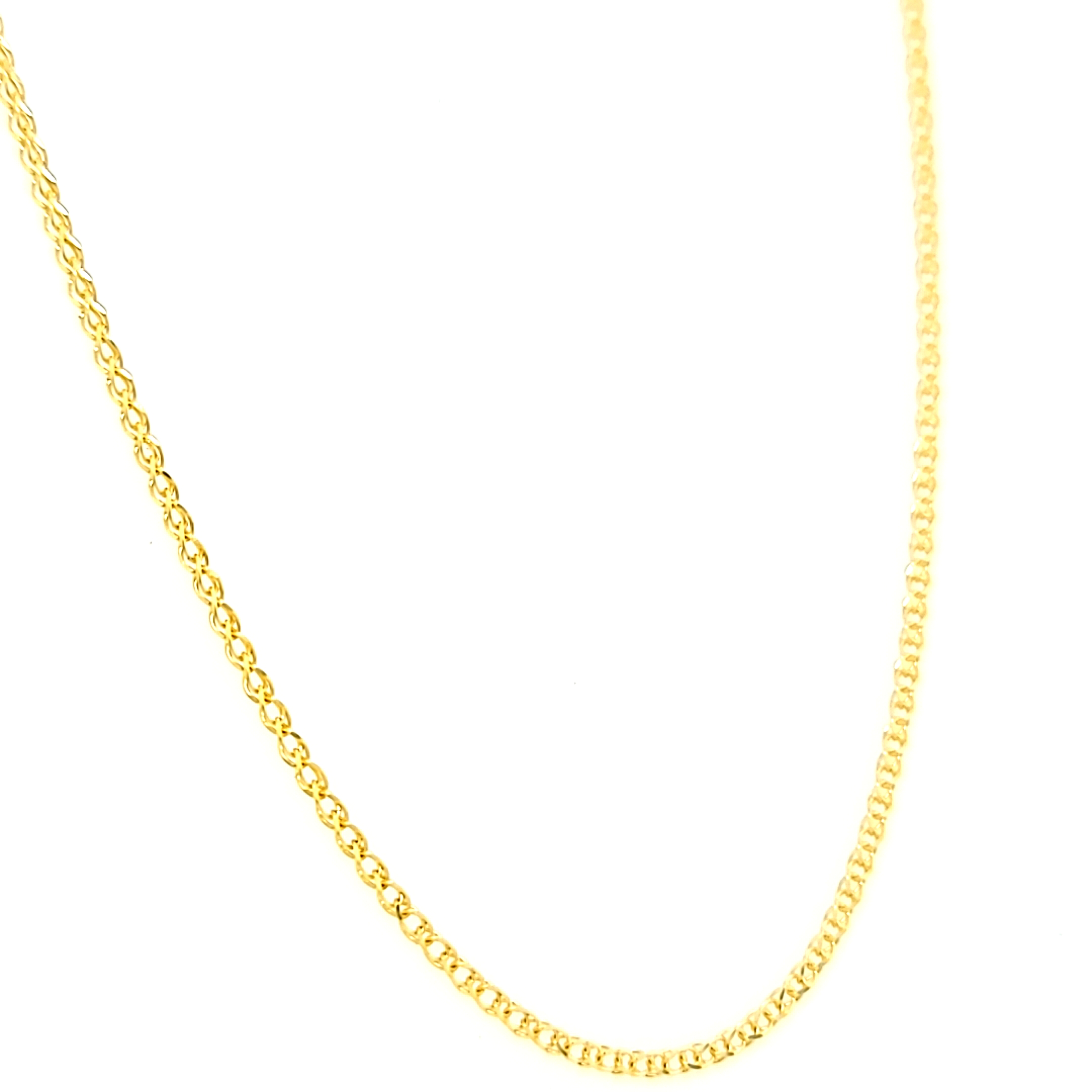 goldensheep　 14k Yellow Gold 1.5mm Spiga Link Chain - Arezzo Jewelers