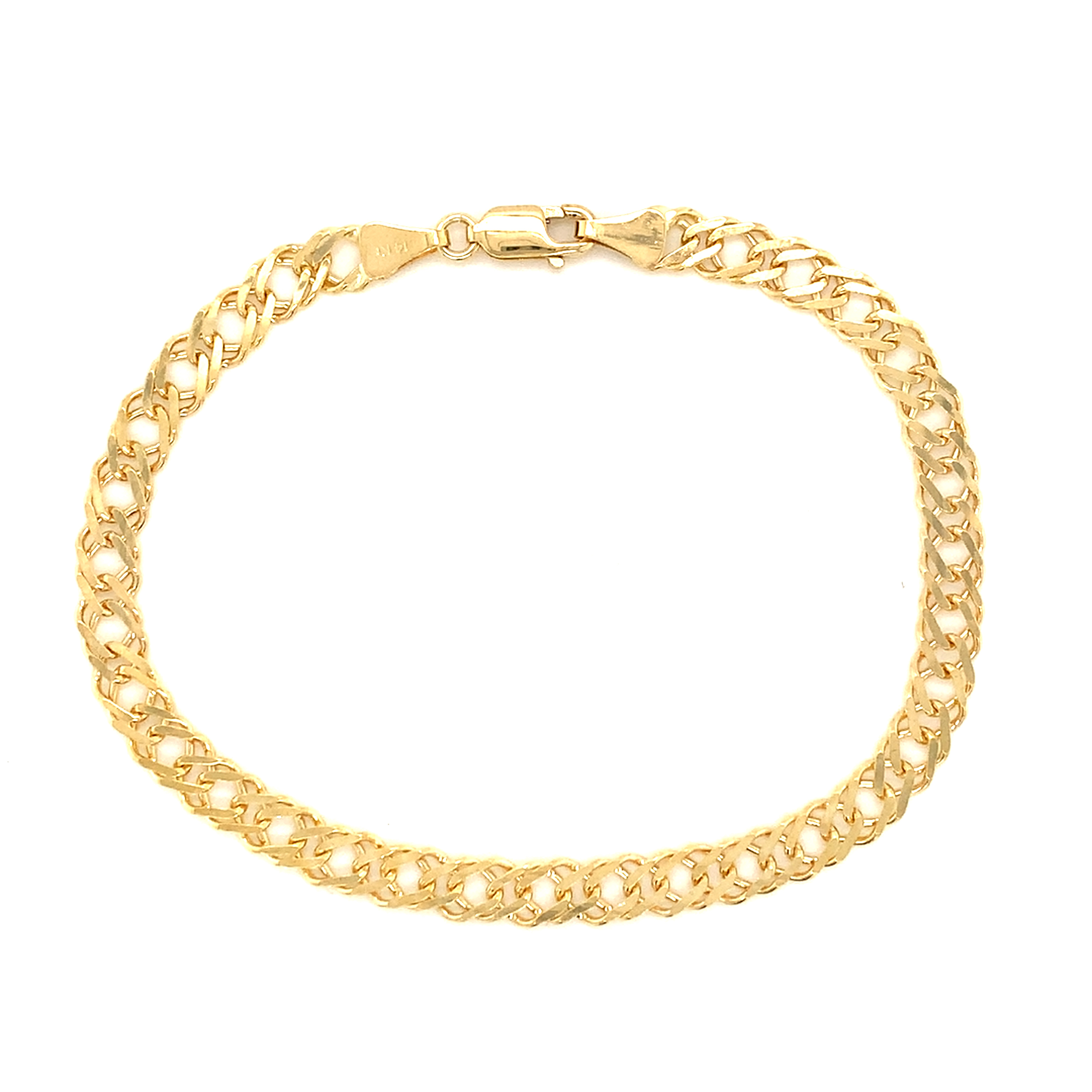 14k Yellow Gold Open Link Bracelet 001-440-01078 14KY | Arezzo