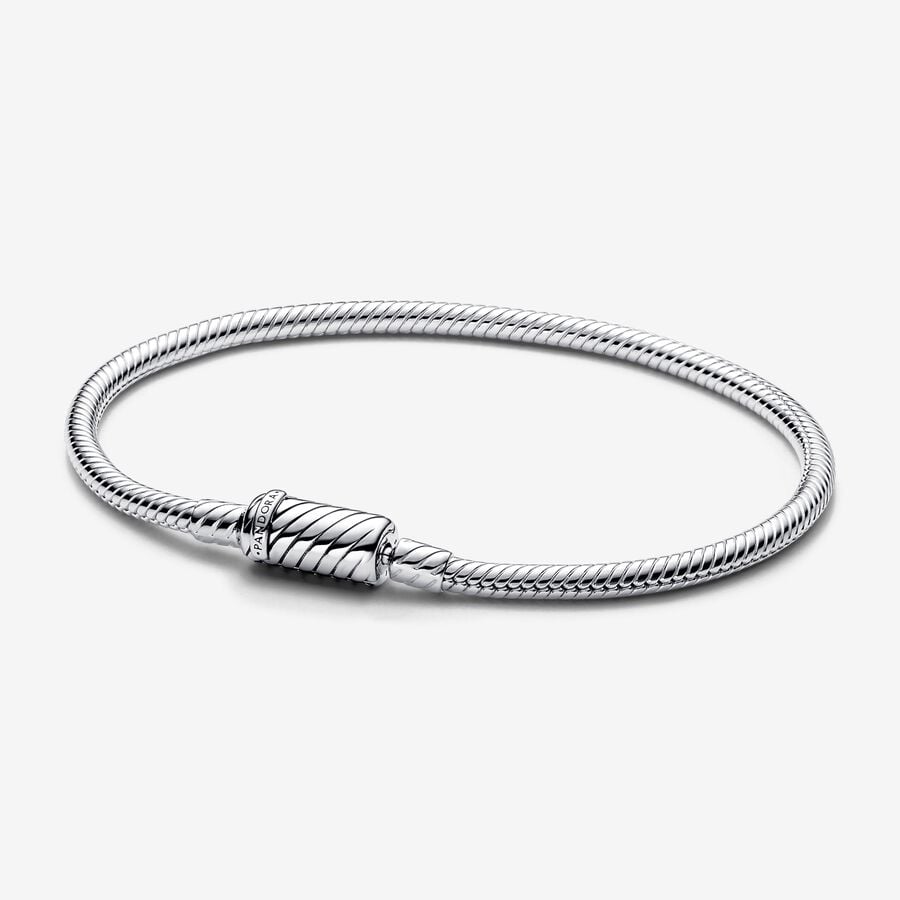 PANDORA パンドラ Clasp Snake Chain Bracelet Pandora Moments Sliding Magnetic Clasp Snake Chain Bracelet