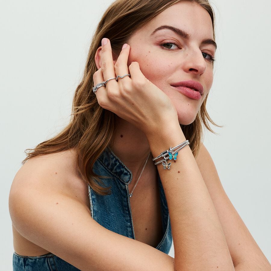 アクセサリー Pandora Club 2024 Butterfly Dangle Charm Pandora Pandora Pandora Club 2024 Butterfly Dangle Charm