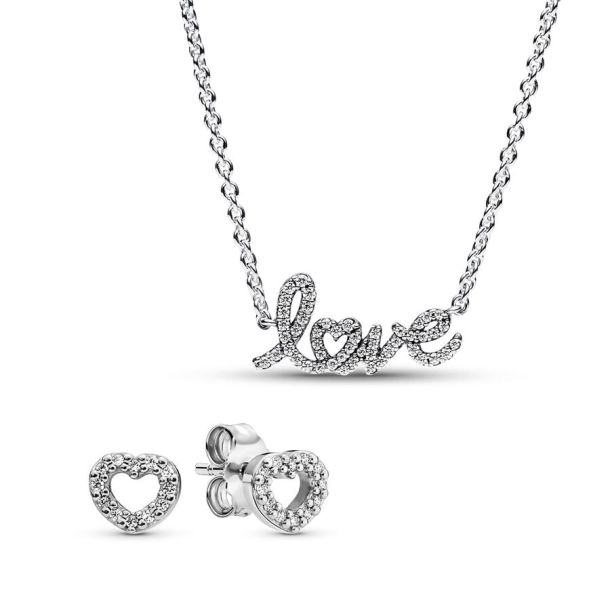 Pandora Handwritten Love Jewelry Gift Set - Arezzo Jewelers