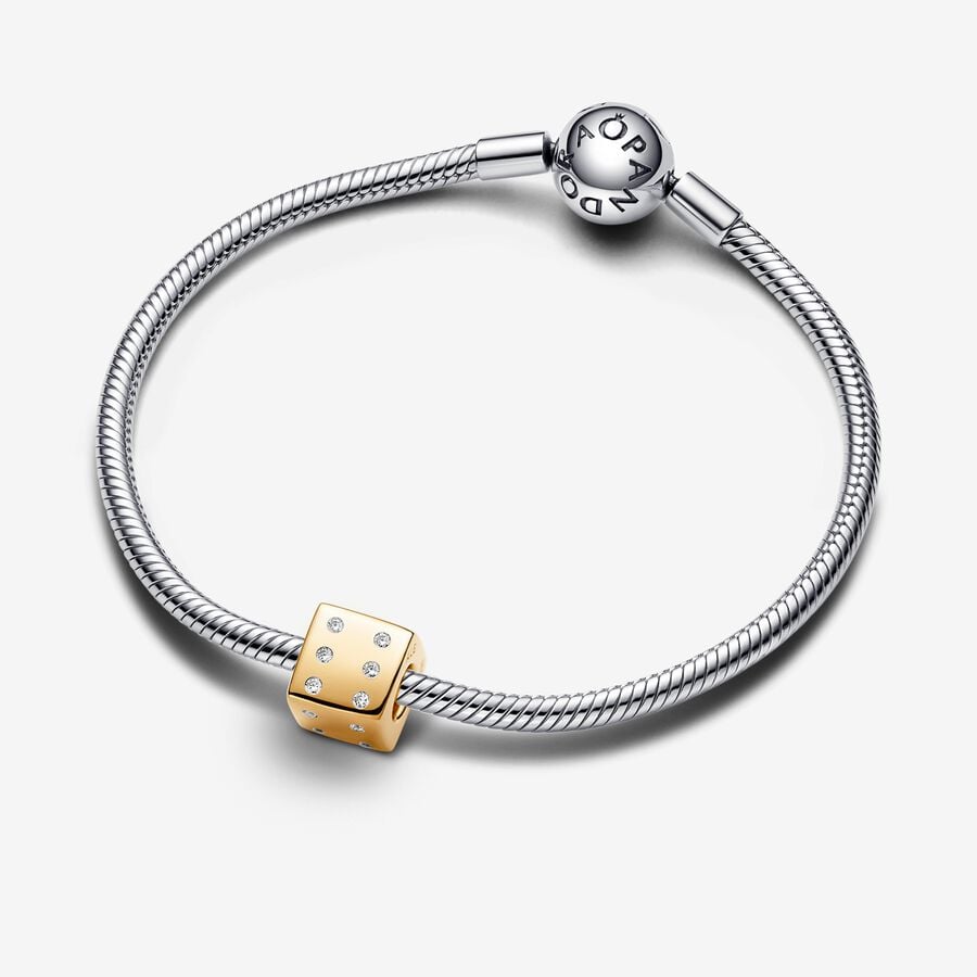 Pandora Sparkling Dice Charm - Arezzo Jewelers – Elmwood