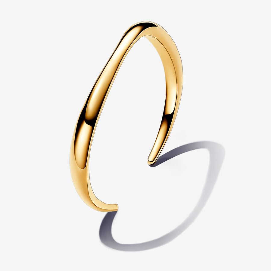 Organically Shaped Open Bangle - 6.9