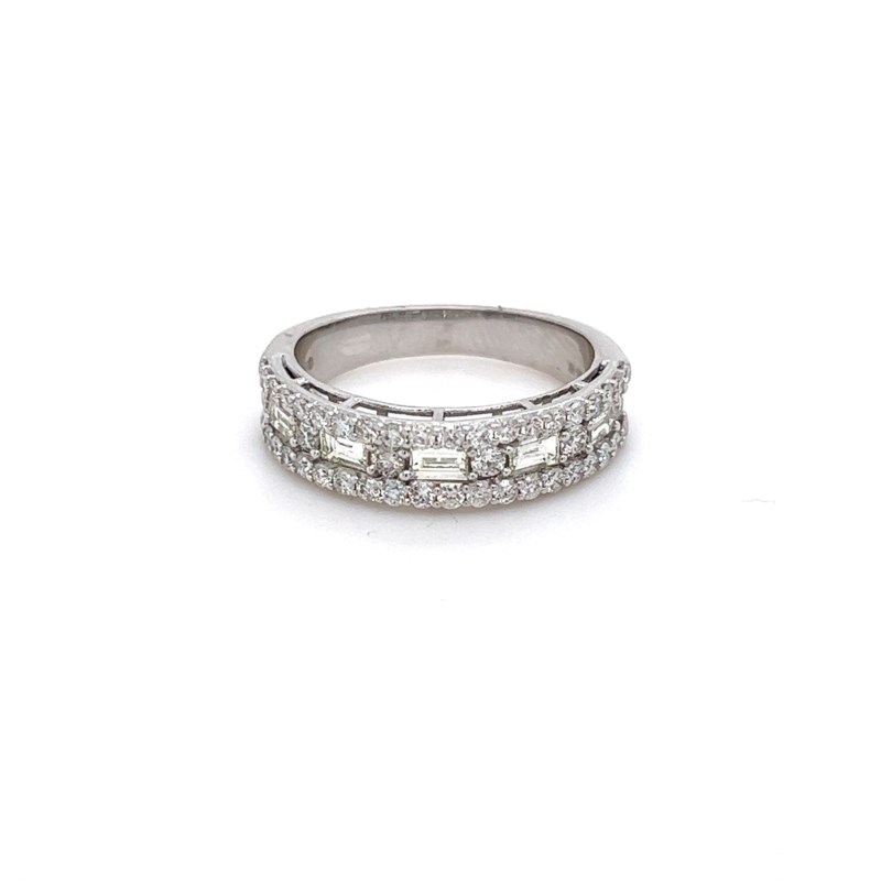 Diamond Ring 001-130-00803 14KW Barnes Jewelers Goldsboro