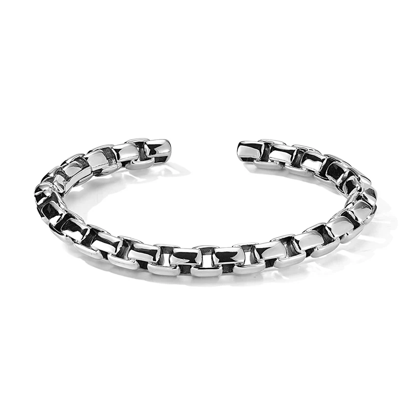 JAI Box Chain Cuff Bracelet | Goldsboro, NC