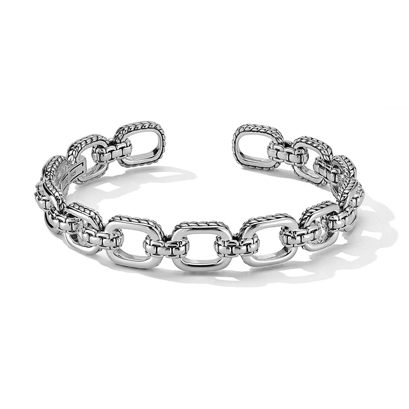 JAI Statement Link and Box Chain Cuff Bracelet | Goldsboro, NC