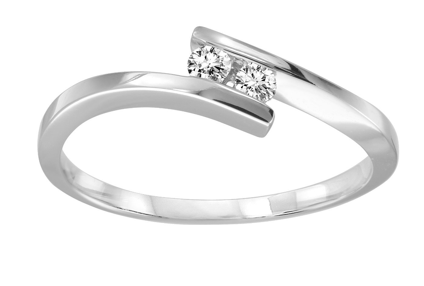 10K WHITE GOLD 0.10TW DIAMOND RING 001-130-00909 Stouffville 