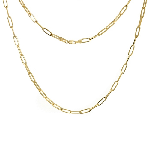 Midas 14k Yellow Gold Paperclip Necklace 00143006483 14KY Baxter's