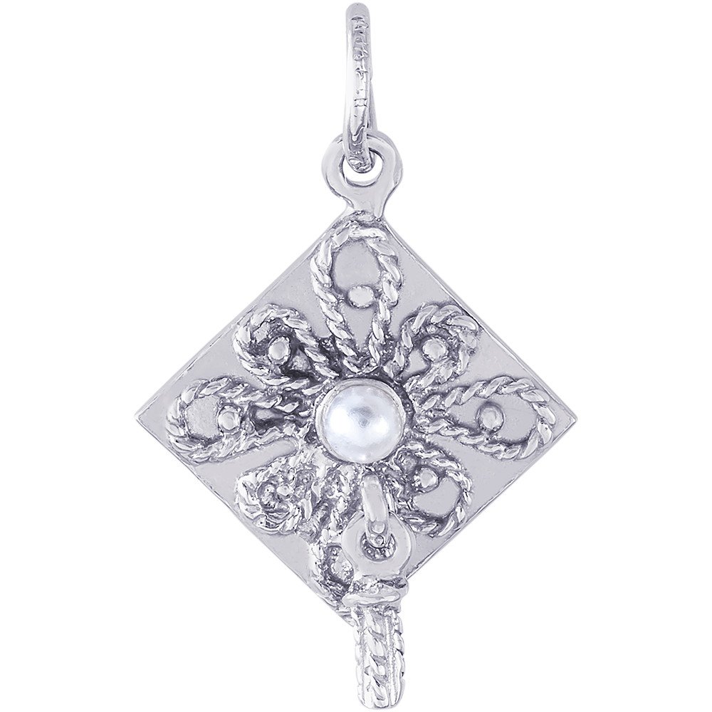 Graduation Cap with Pearl Charm 00164101141 Baxter's Fine Jewelry Warwick, RI