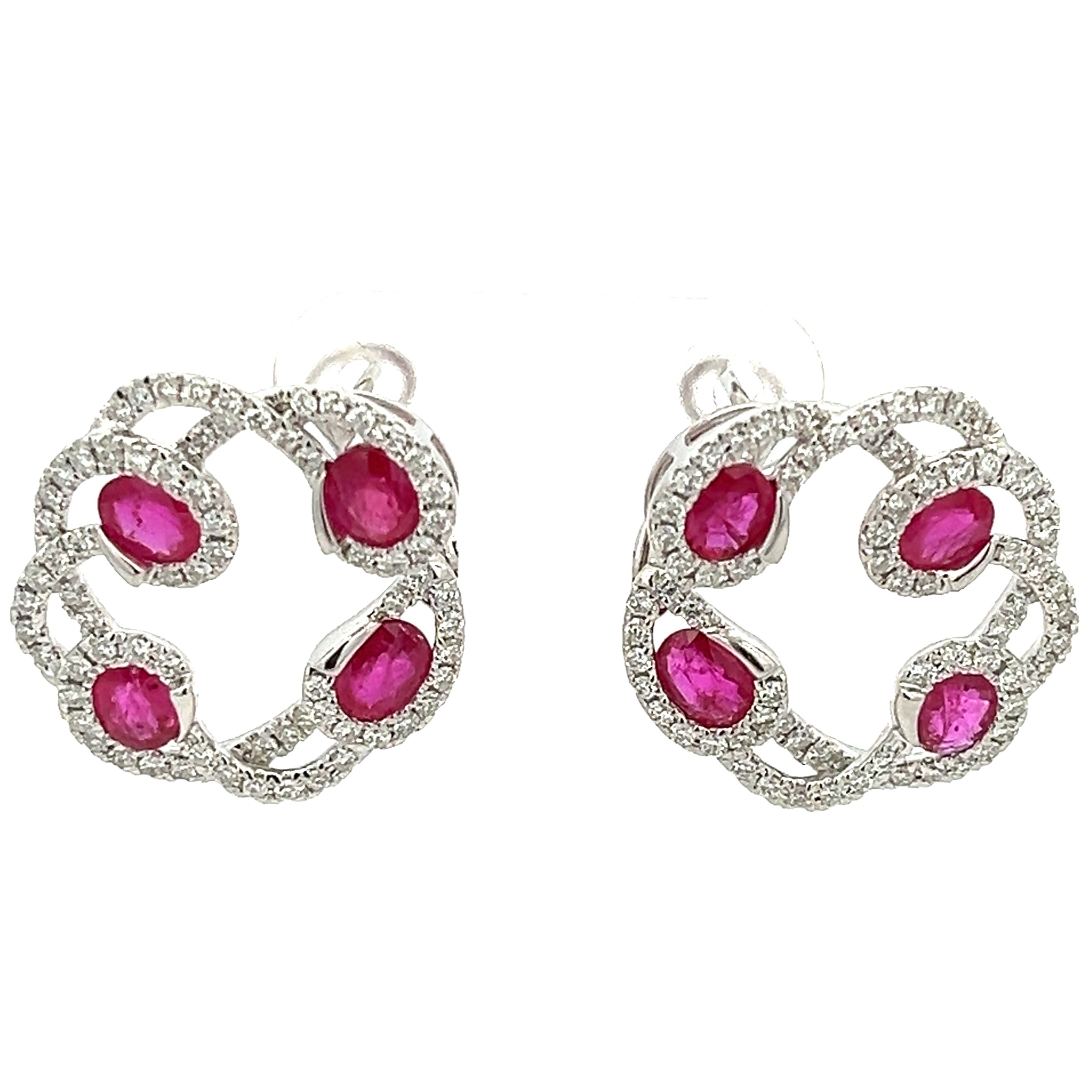 Earrings 001-210-01622 14KW Colored Stone Earrings Black River