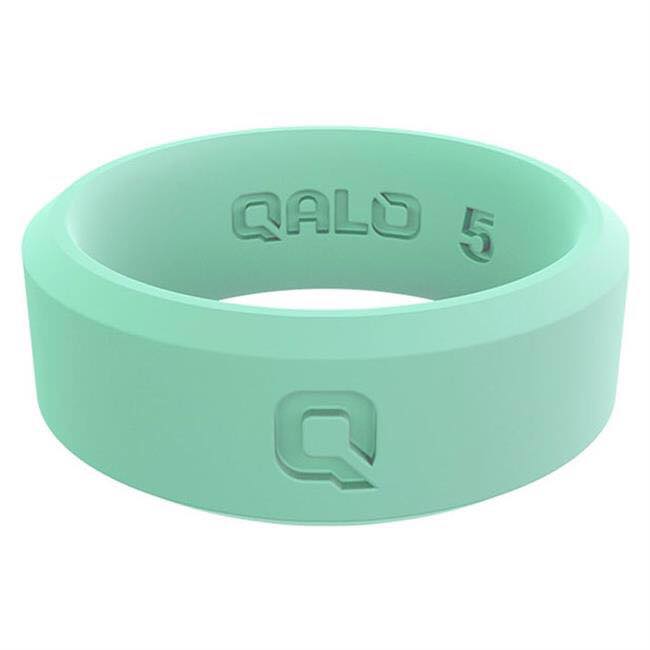 Aqua Foxfire Modern Silicone Ring