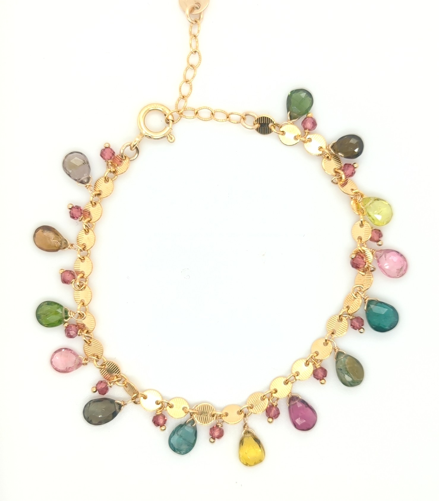 Queen's Gambit Multicolor Tourmaline Bracelet 001-240-00235 | Blue