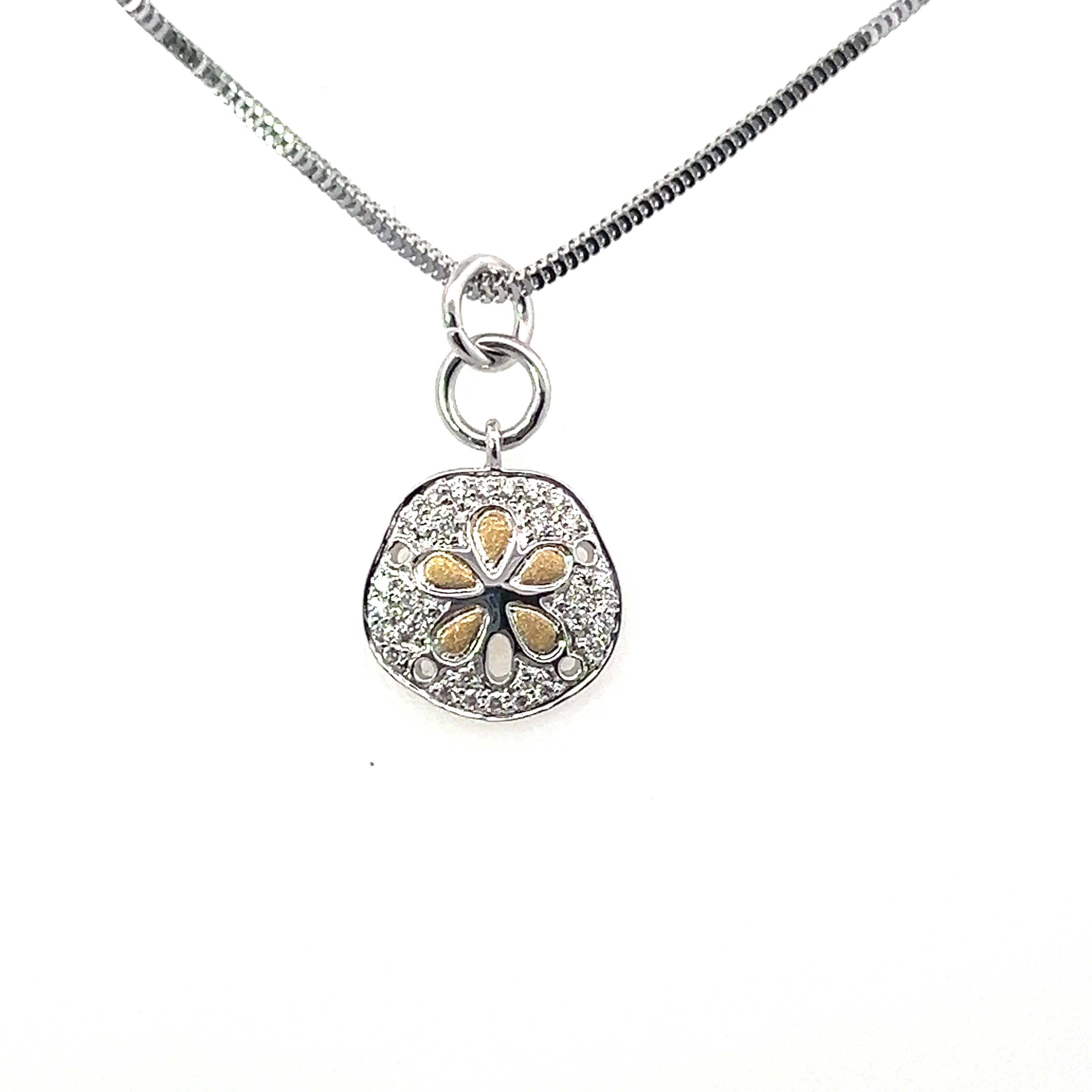 Denny Wong Denny Wong Sand Dollar Pendant 001-160-00617 | Blue