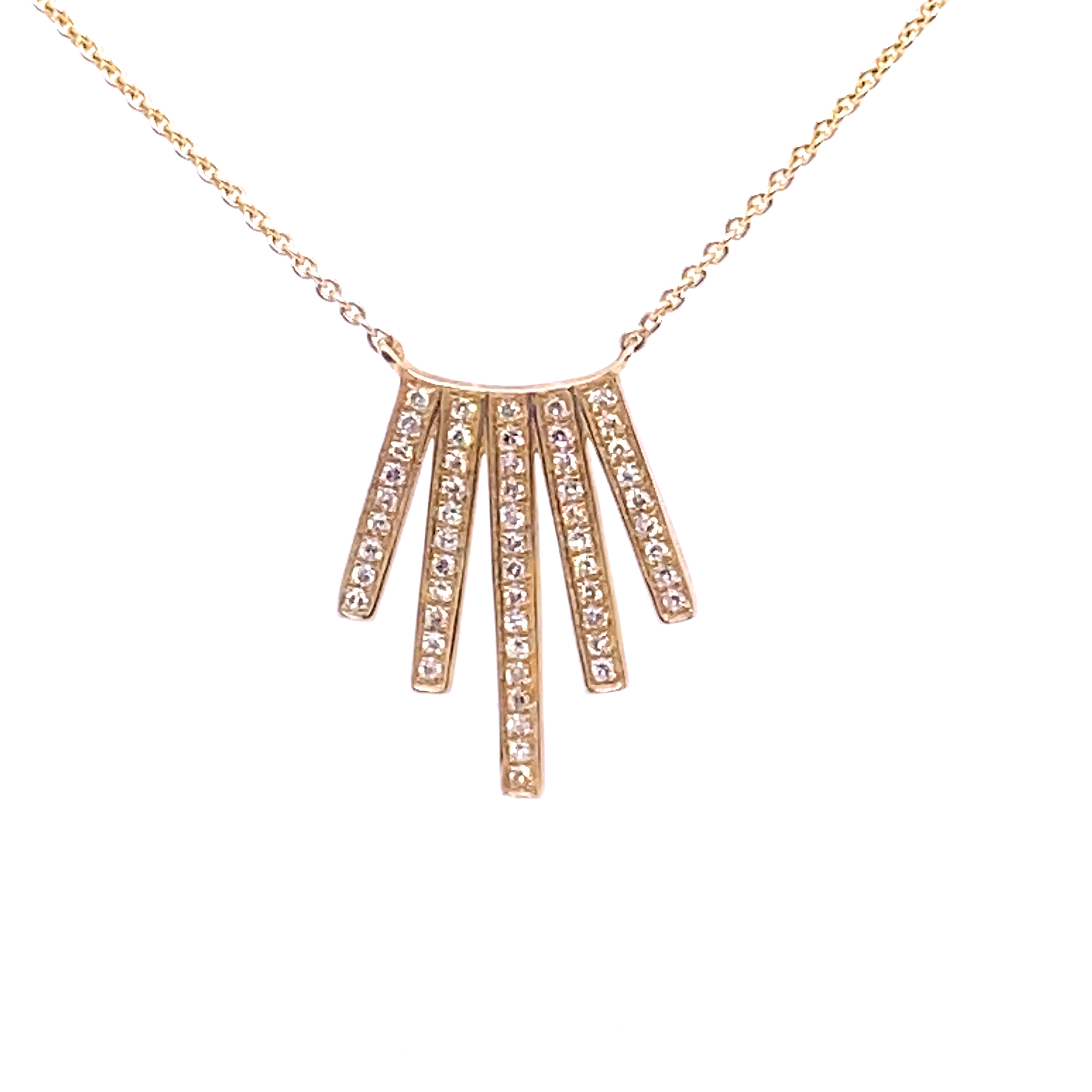 14 karat gold accessories set 14 K Yellow Gold Set with Cubic Zirconia - Ref No AP542-8964  main image 4