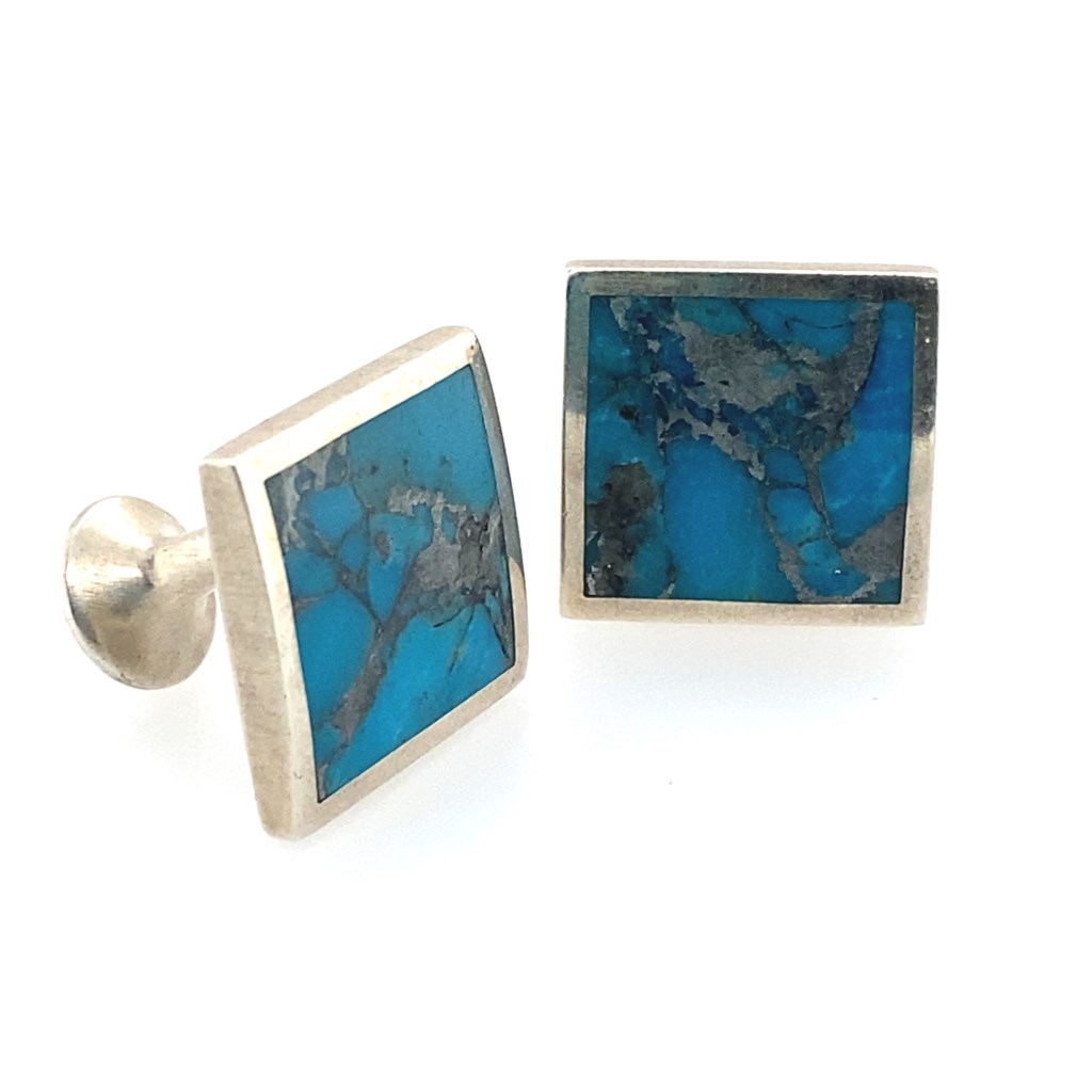 LYNCH SILVERSMITH“TURQUOISE SCALE CUFFS” LYNCH SILVERSMITH“TURQUOISE SCALE CUFFS” LYNCH SILVERSMITH