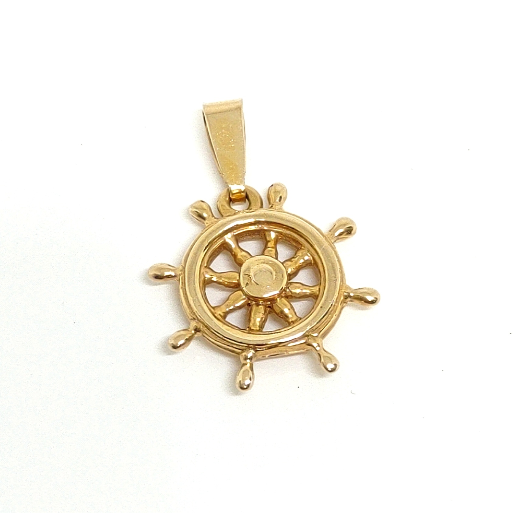 14K Yellow Gold Pendant 104378 | Blue Water Jewelers | Saint