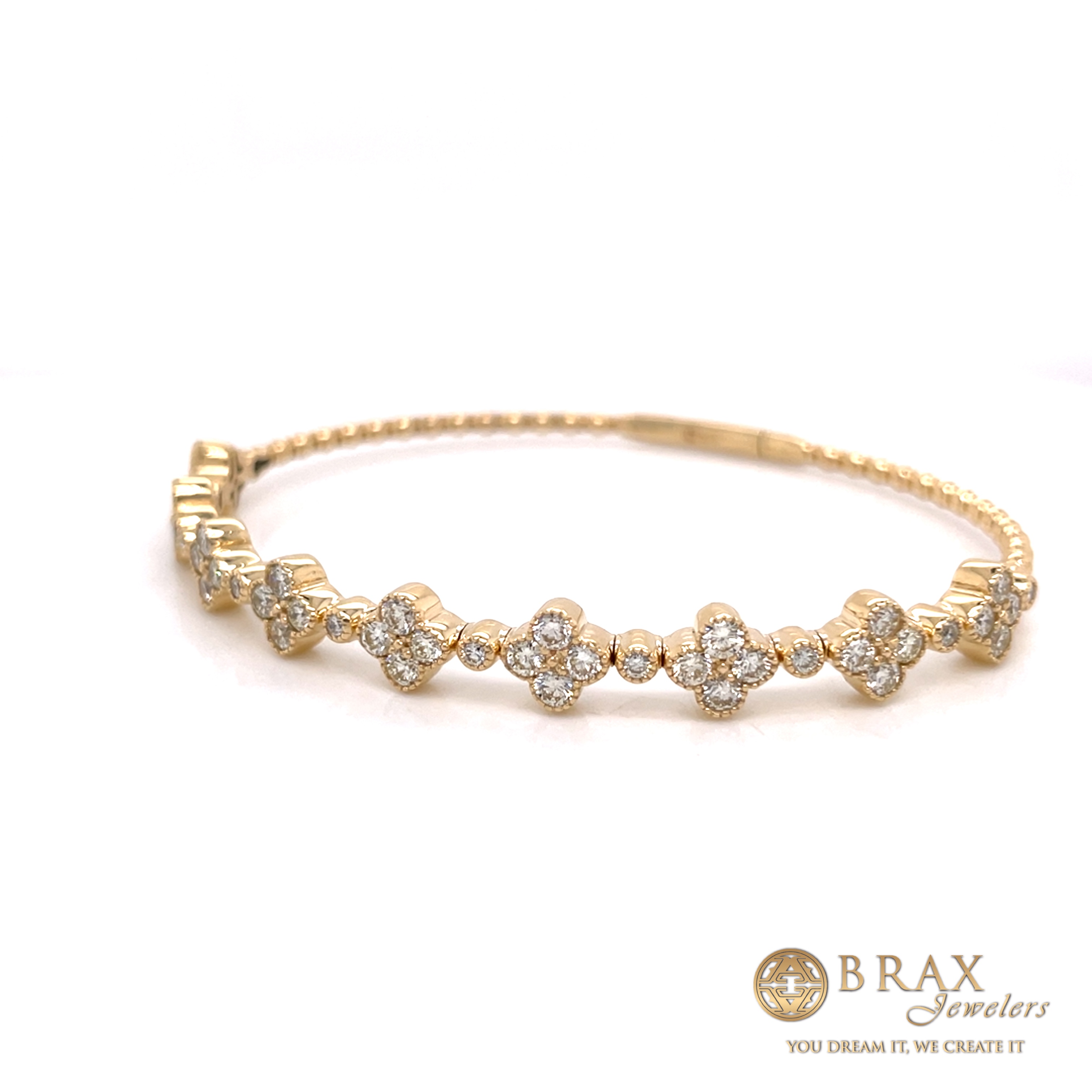 Heera-Moti Bracelet 001-170-00809 14KY - Brax Jewelers