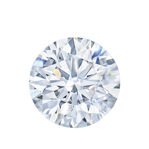 ROUND BRILLIANT DIAMOND, EXCELLENT CUT, F
