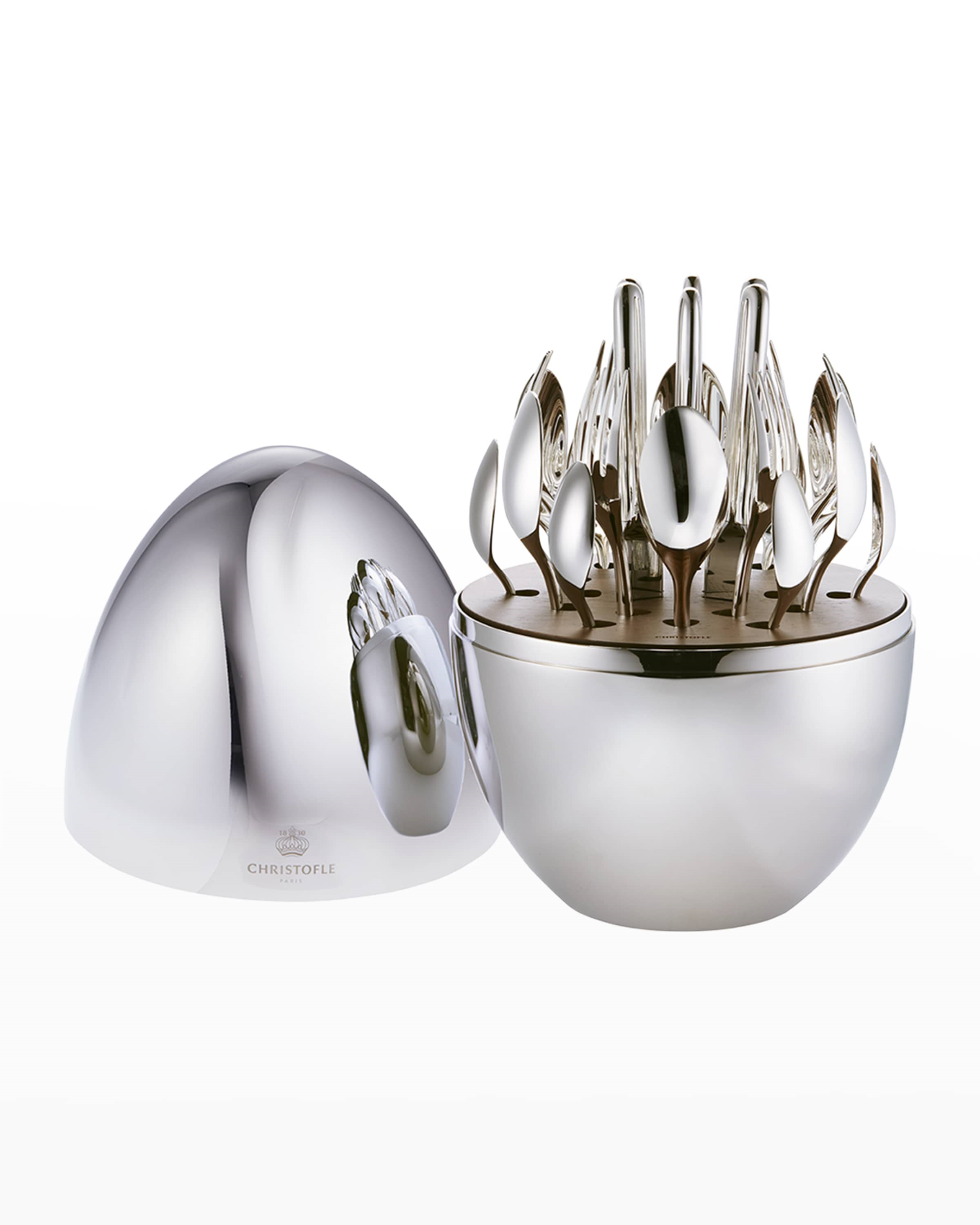 シルバー系 クリストフル 24本セット Christofle Mood食器セット ムード パーティ6人用24本セット | CHRISTOFLE/クリストフル | 三越