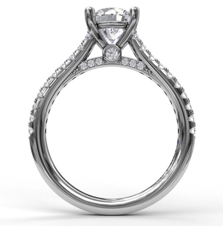 Cathedral Engagement Ring Mounting 