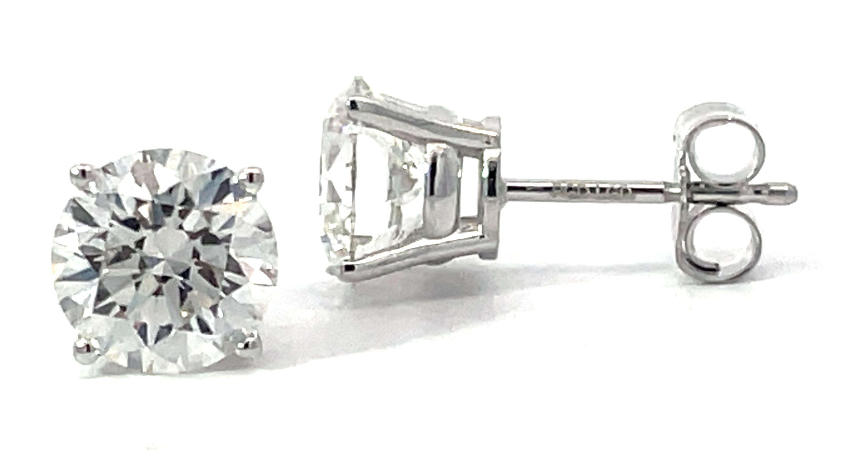 14KW 2ctw Lab Diamond Stud Earrings 001-151-00053 14KW | Charles