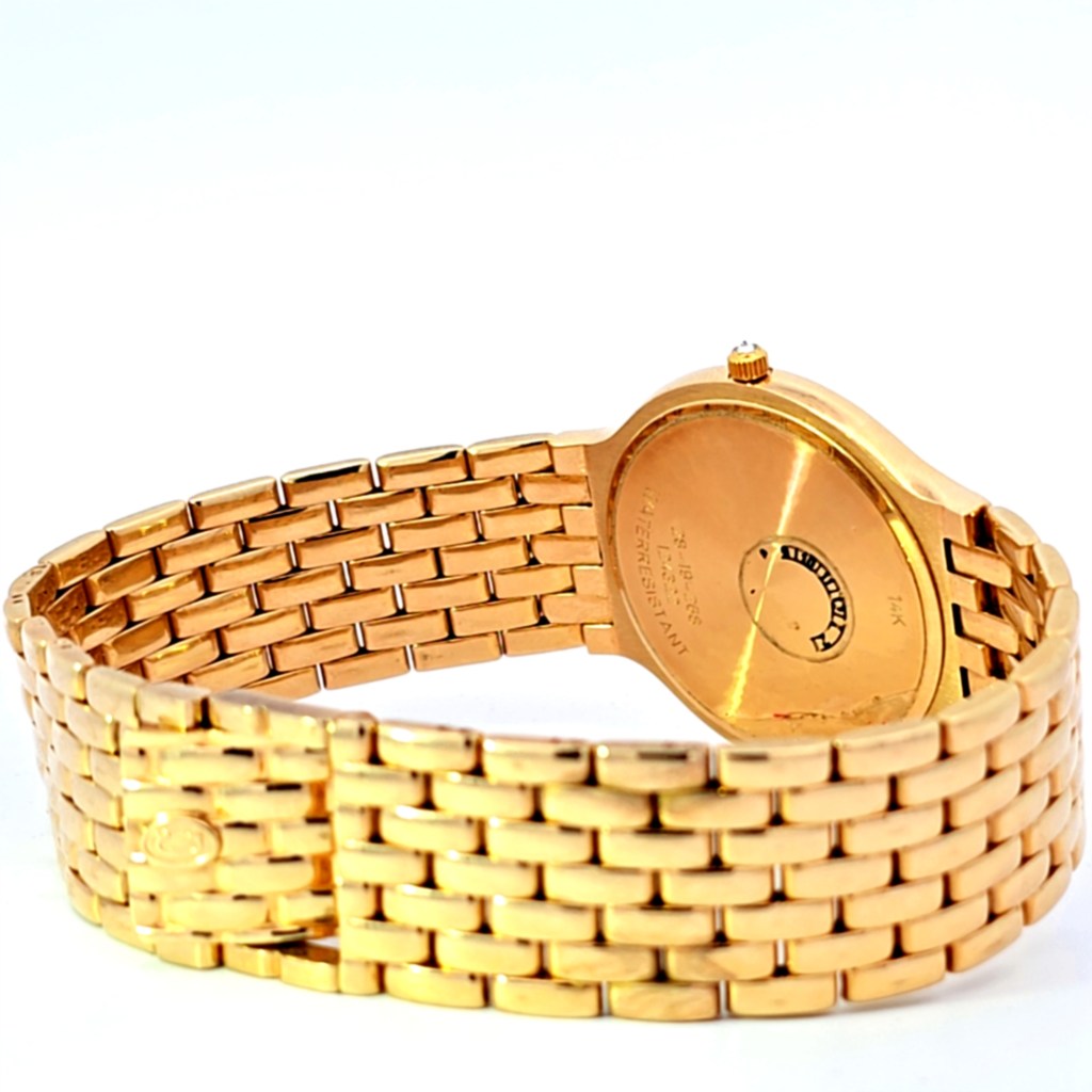 Estate- Men's 14Kt Yellow Gold Concord Watch Featuring A 8.5