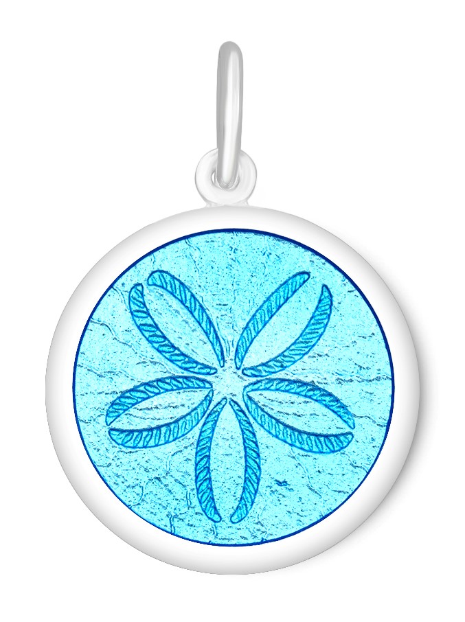 Lola Lola Sterling 27mm Medium Light Blue Sand Dollar PD Charles
