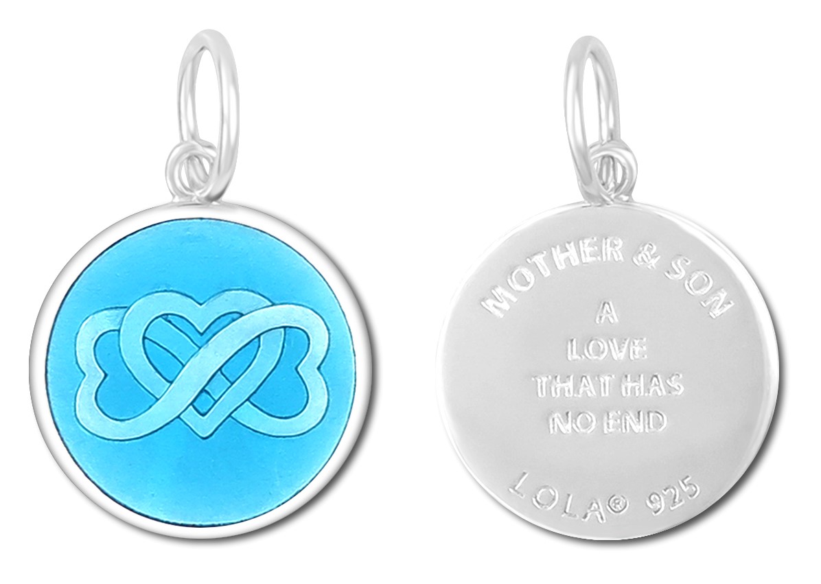 Lola Lola Sterling 19mm Small Light Blue Mother & Son PD | Charles