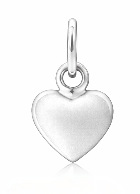 ハンドメイド　クォーツ　シルバー950　13号　Charch jewelry Lola LOLA Puffy Heart Silver Tag Small 12MM 001-606-04951