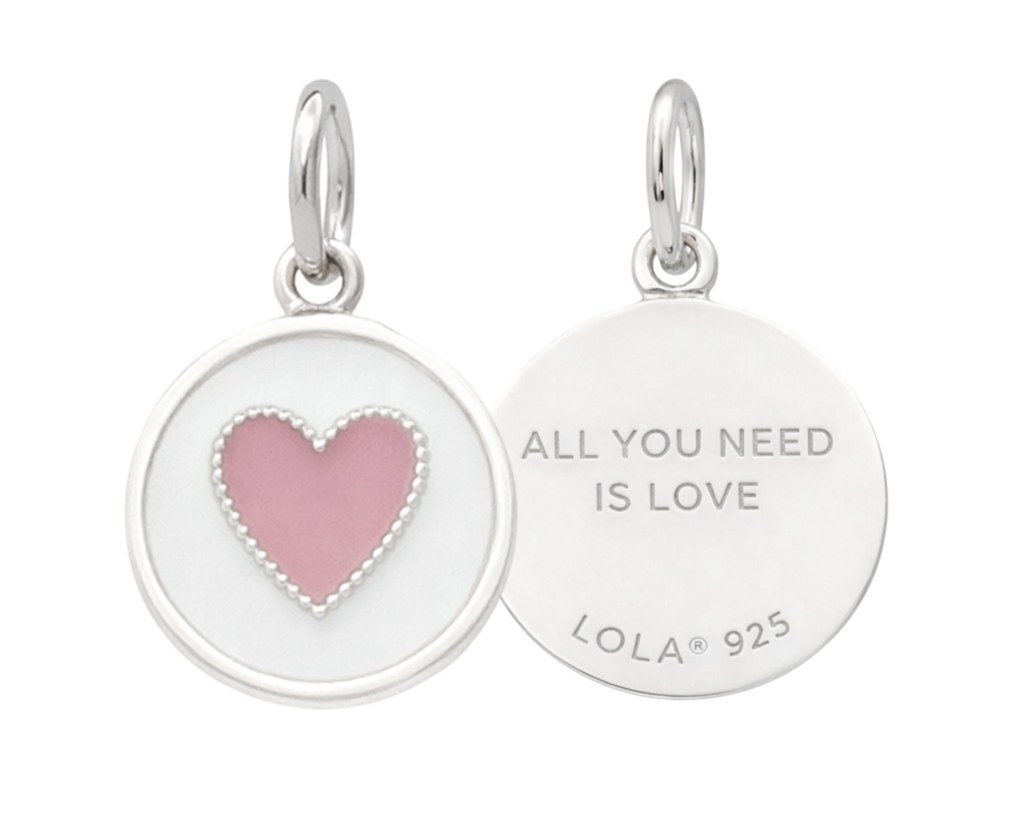 Lola Lola Pink Heart mini 15mm SS Pendant 001-606-04958 | Charles