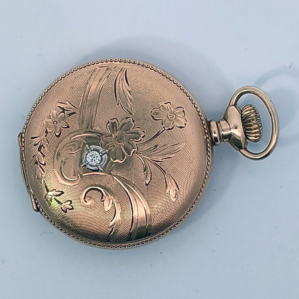 ANDWANG Jewel classic quilting バニティ Antique Gold Filled Waltham Pocket Watch 001-505-00655 | Chipper's