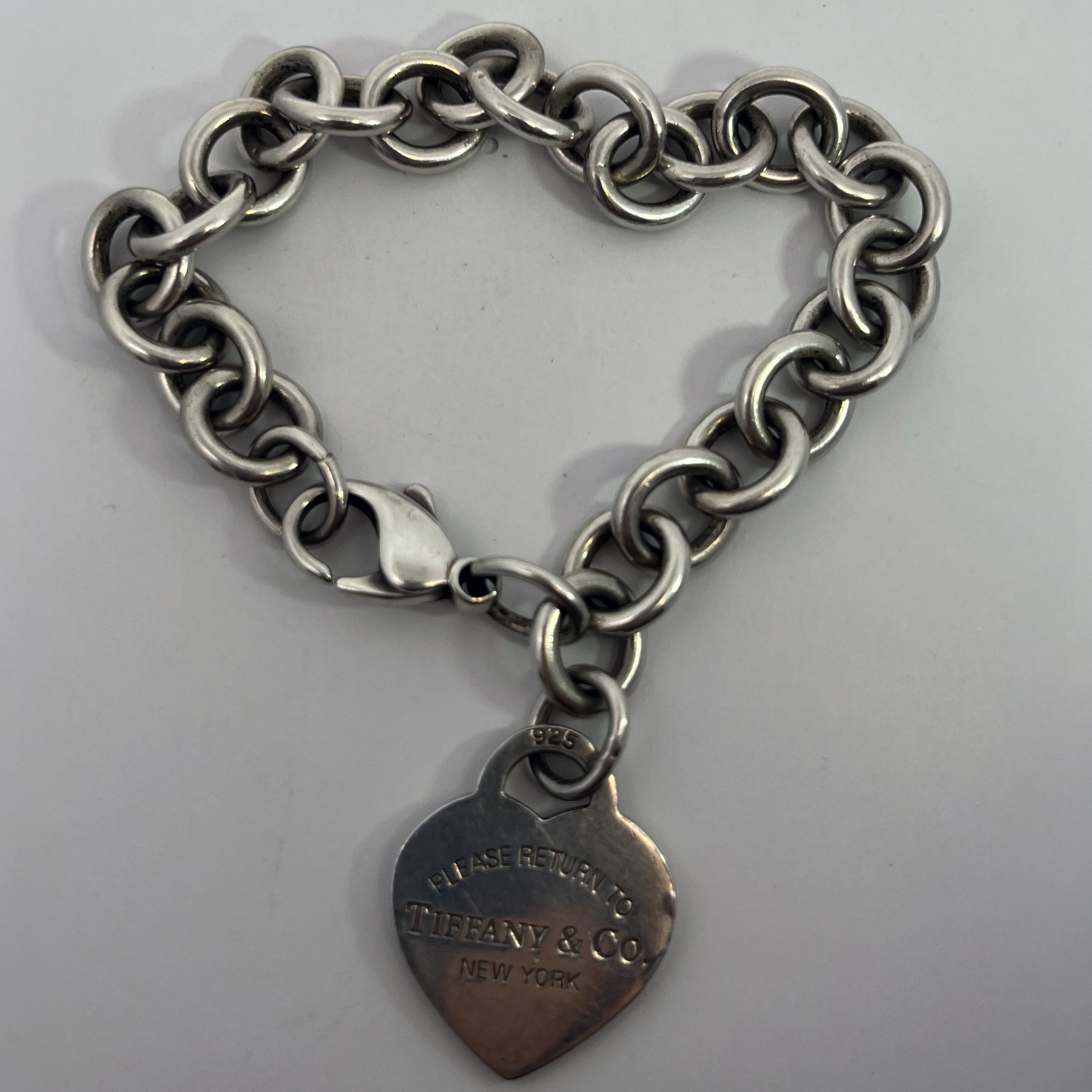 Sterling Silver Tiffany & Co. Return to Tiffany Heart Tag Br