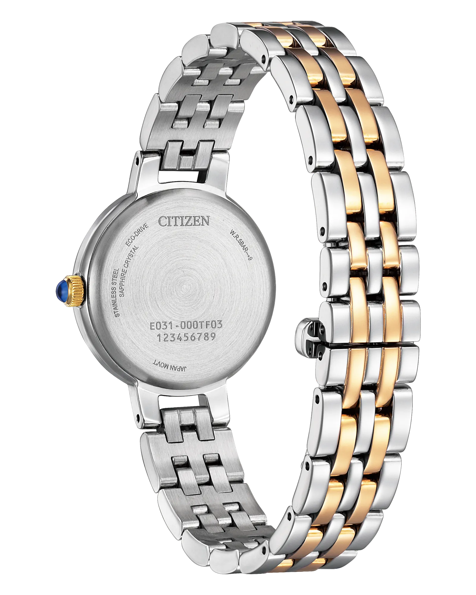 Citizen Women\'s Eco-Drive Silver and Rose Gold Two-Tone Watch Citizen Eco-Drive EM0924-85Y Two Tone Rose Gold Pink Mother  main image 2