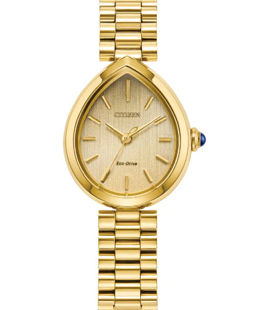 Citizen EM1202-50P Rainell Eco-Drive Gold-Tone Women's Watch