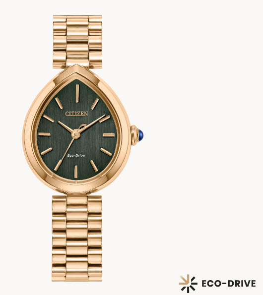 Citizen EM1203-57X Rainell Eco-Drive Gold-Tone Women's Watch
