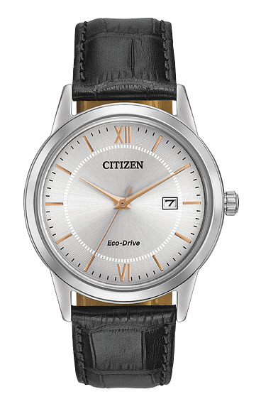 Citizen Corso Eco-Drive Gents Watch w/Rose Gold Accents