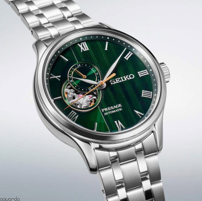 Seiko Presage SSA463 Japanese Garden Green Dial | Skaneateles Jewelry