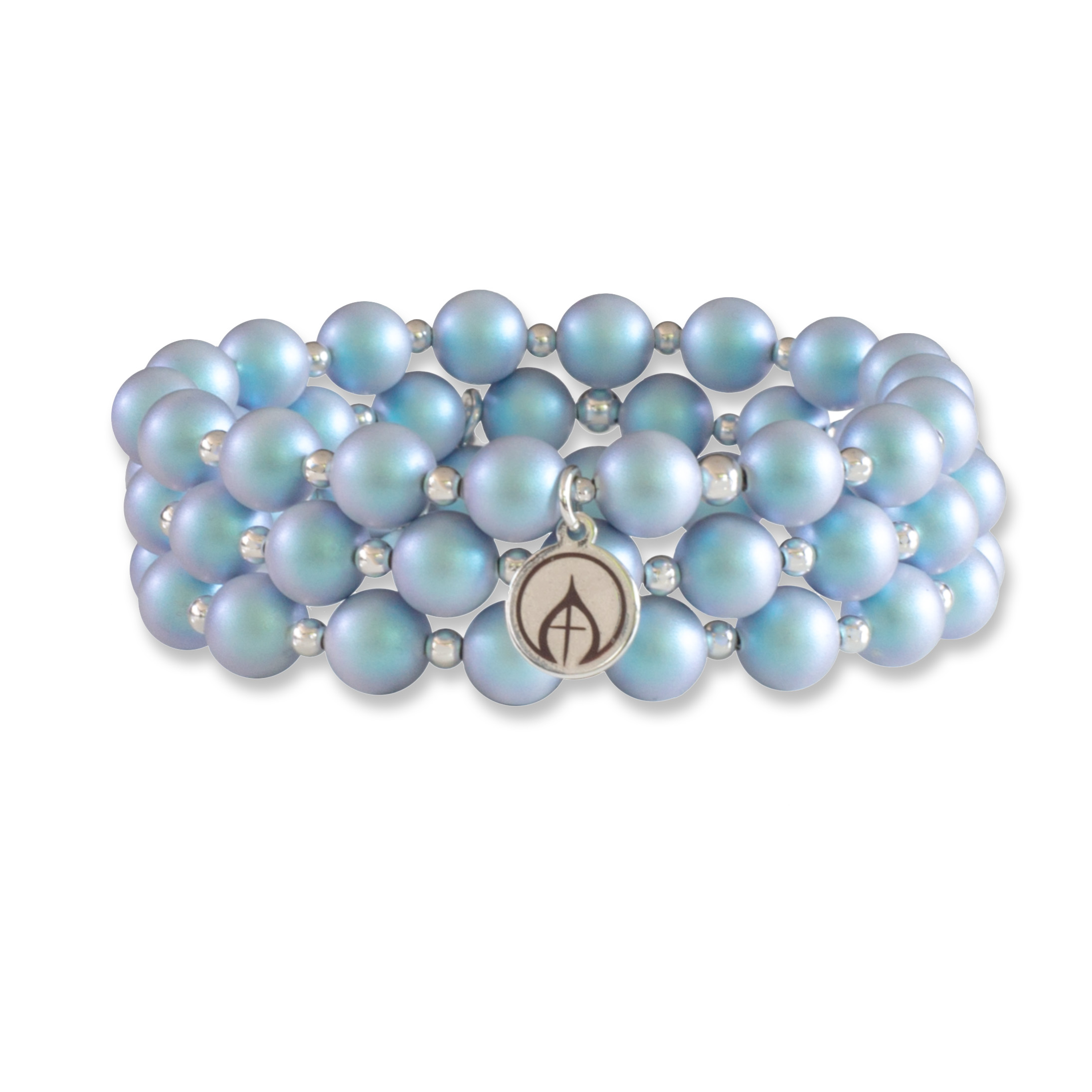Iridescent Light Blue Mercy House Bracelet