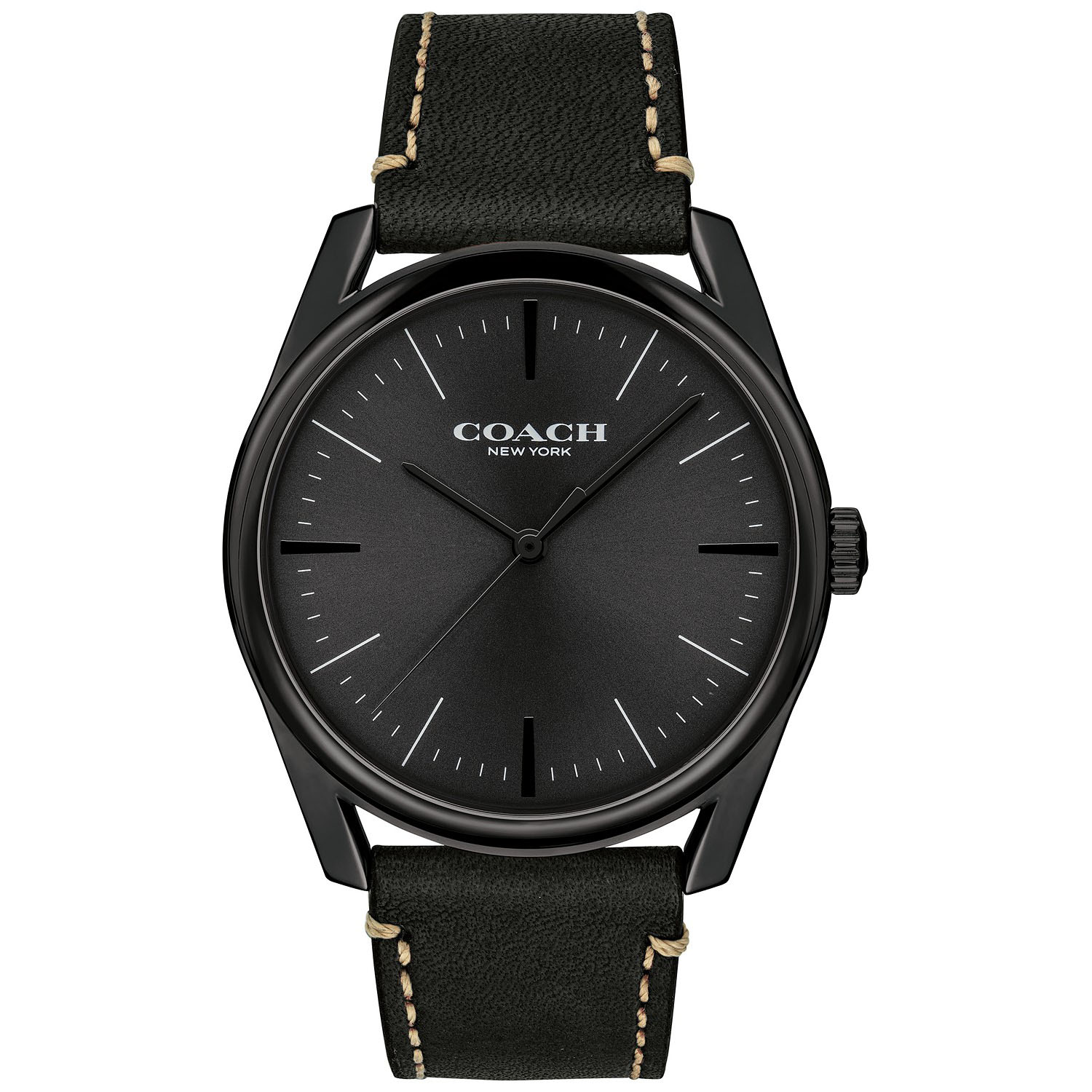 Coach Men S Preston Black Leather Strap Watch Coughlin Jewelers St Clair Mi - Coach Watch Black Leather Band Coach Men S Preston Black Leather Strap Watch Coughlin Jewelers St Clair Mi - Coach Watch Black Leather Band
