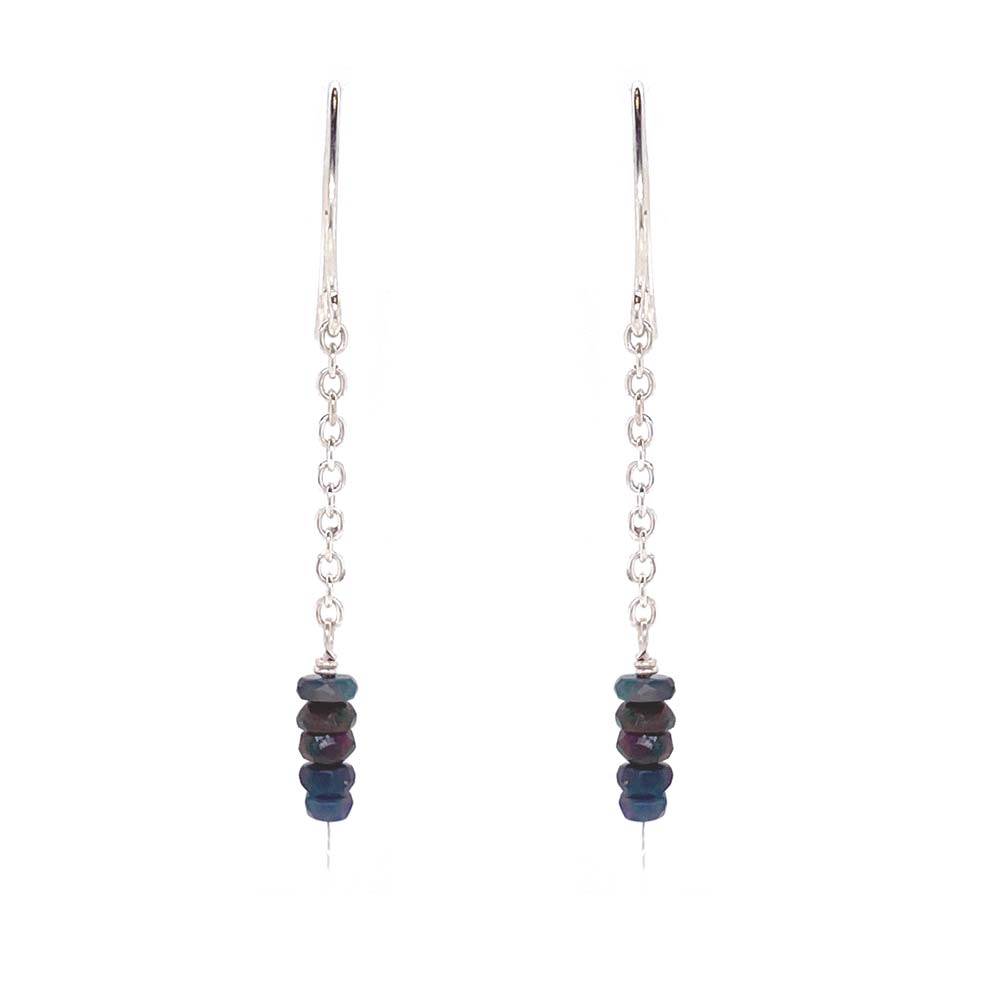 Mettle Silver Dangle Earrings 001-645-03320 SS | David