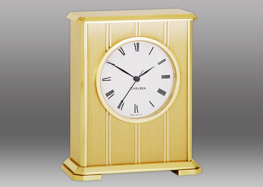 Chelsea Clock Chelsea Embassy Clock in Brass 003-590-03094
