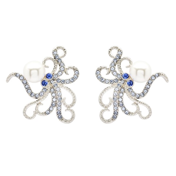 Ocean Sterling Silver Octopus Earrings 001-645-07842 Dunkirk