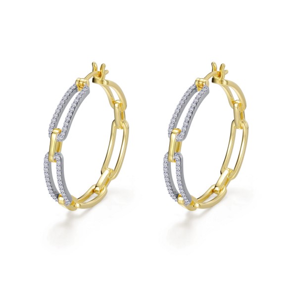 Lassaire Simulated Diamond Hoop Earrings 001-645-08369 | Dickinson