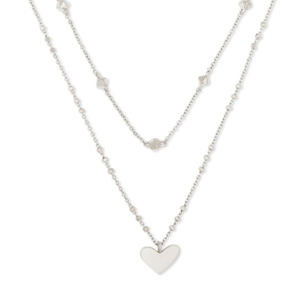 Kendra Scott Ari Heart Multi Strand Necklace 002-790-10408